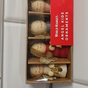 World Market Angel Kids Ornaments